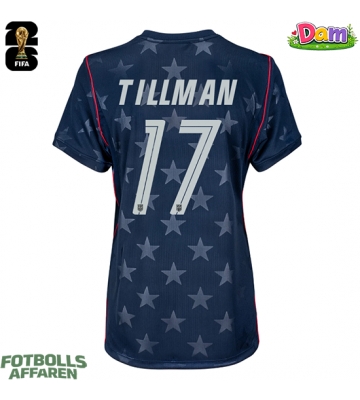 Förenta stater Malik Tillman #17 Bortatröja Kvinnor VM 2026 Kortärmad